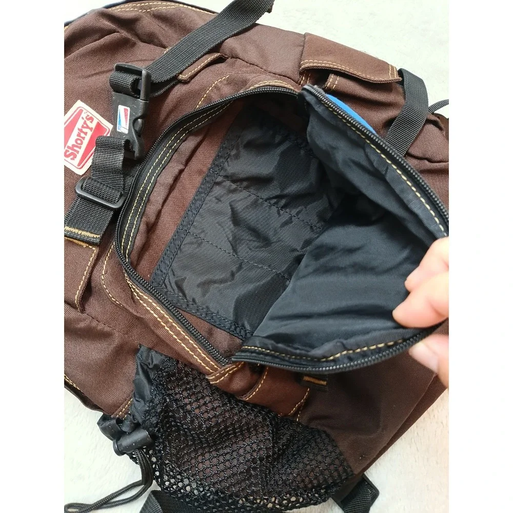 Vintage '90S Shorty's Skate Backpack Brown Skater Grunge Chad Muska Y2k Rare.